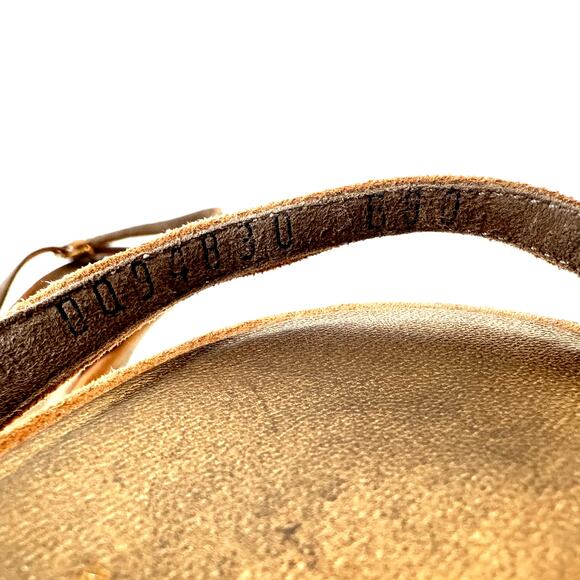 Salvatore Ferragamo Brown Suede Leather Slingback Sandals Size 7 - Picture 10 of 16